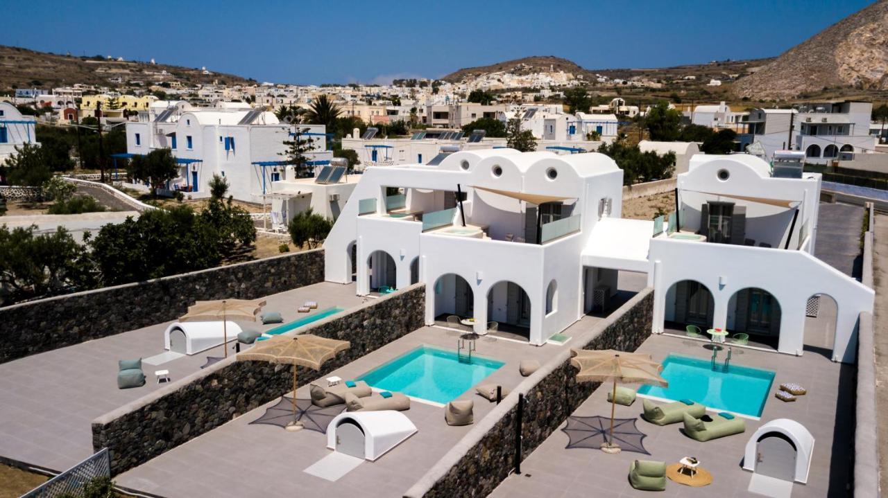 Modern Dome Homes Of Santorini Perissa  Exterior foto