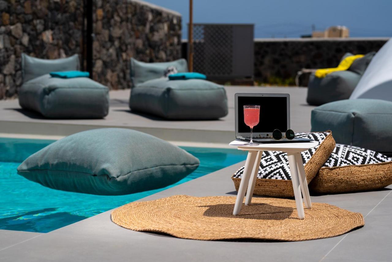 Modern Dome Homes Of Santorini Perissa  Exterior foto
